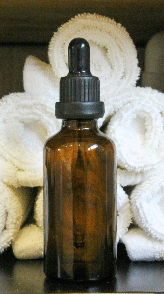 Essential oil anchor mist for a relaxing home office space and focus
