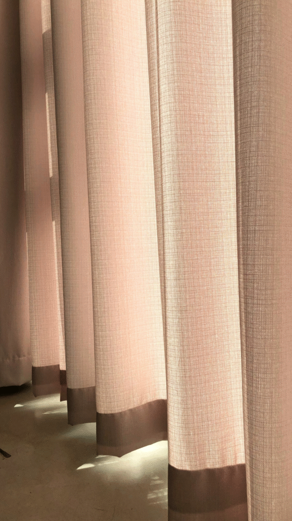 Step 3: Softening the edges with textiles for a warm modern living room.