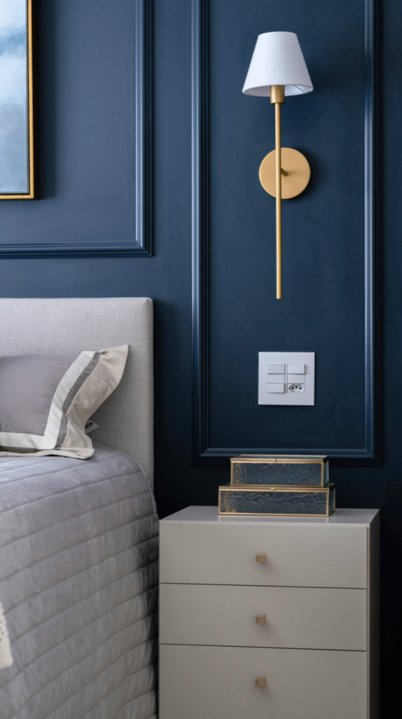 Overhead flat lay of tactile interior design materials including cream bouclé fabric, light oak wood, and butter-toned stone.
